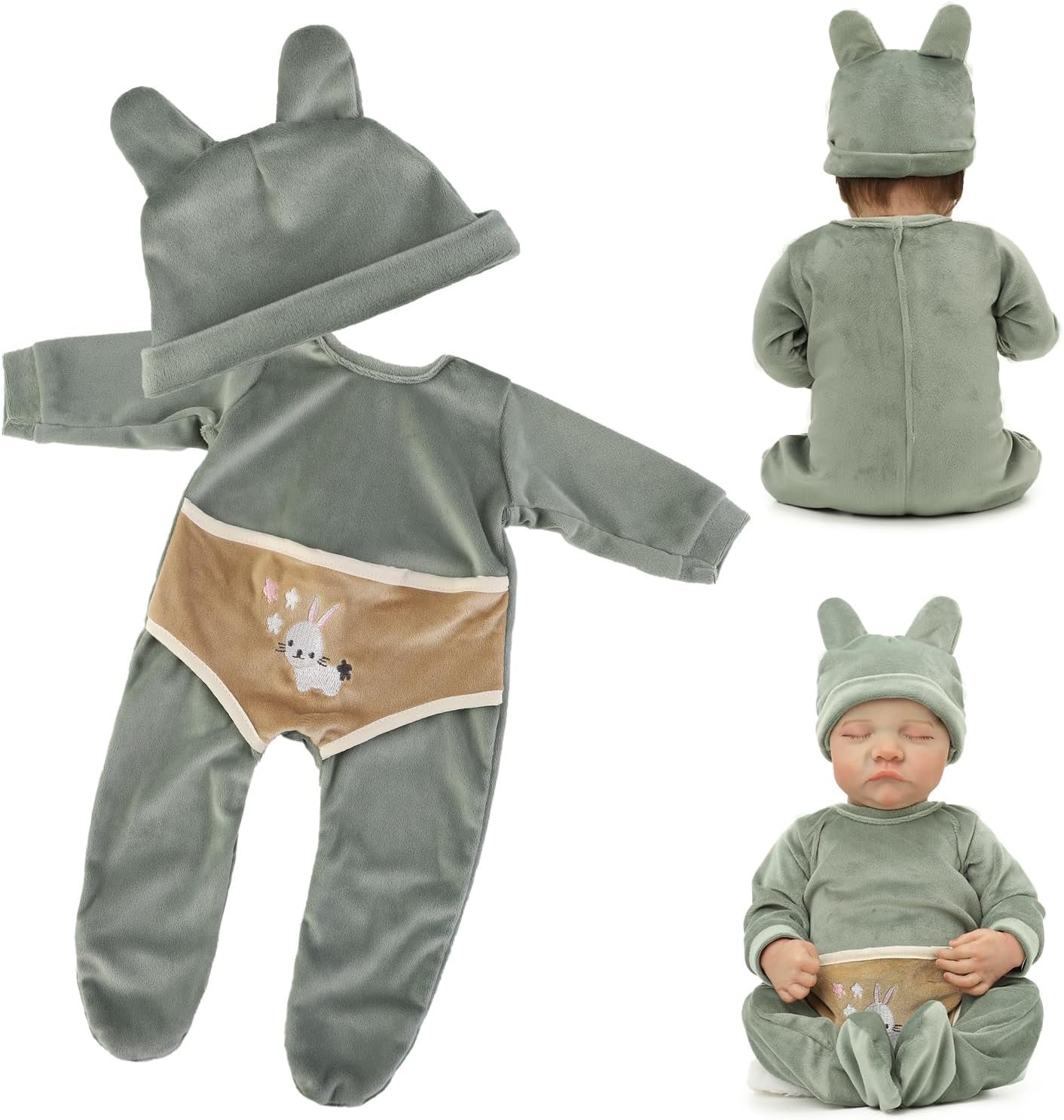 YOYOExment Reborn Baby Doll Clothes 20 Inch