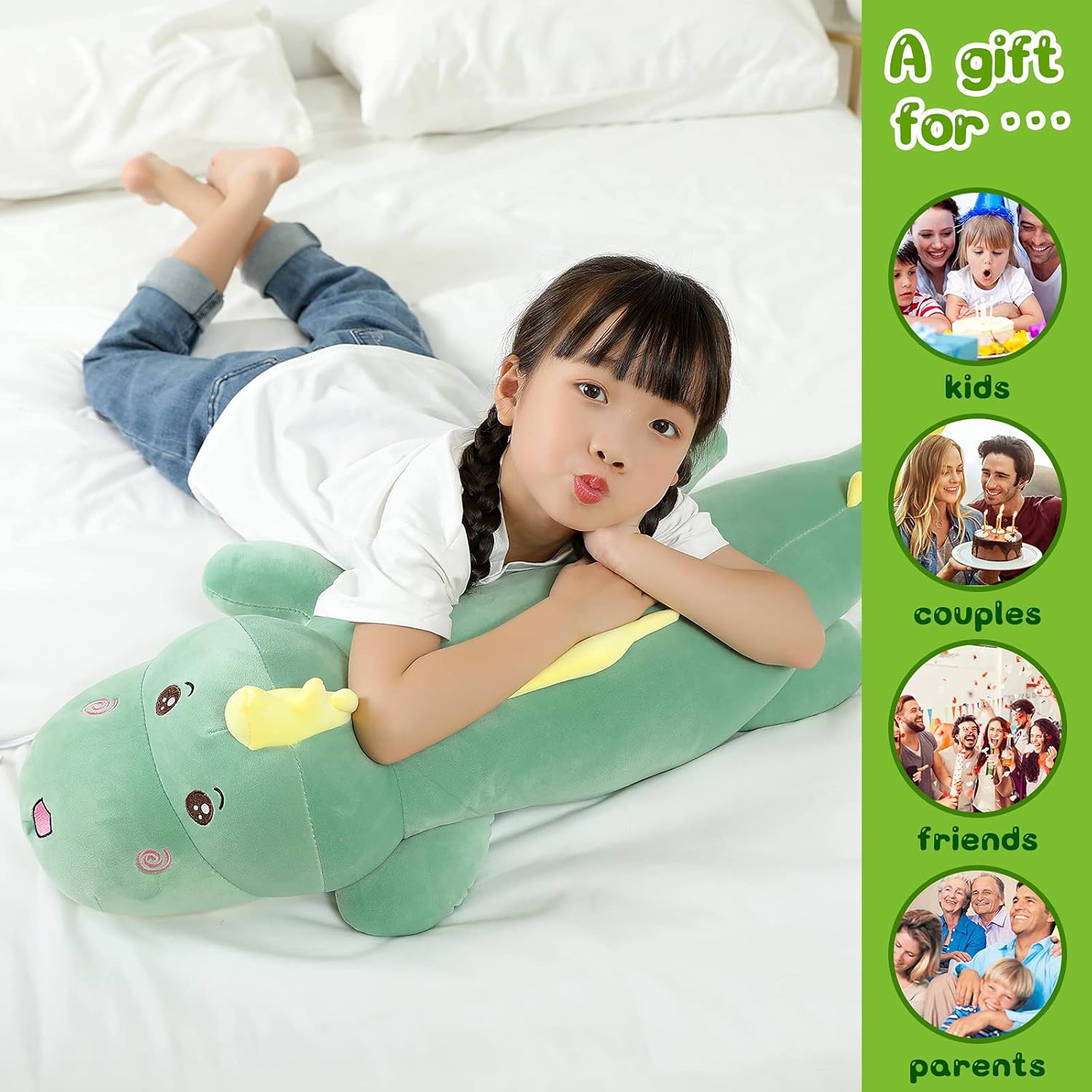 32 Giant Dinosaur Plush Pillow Toy