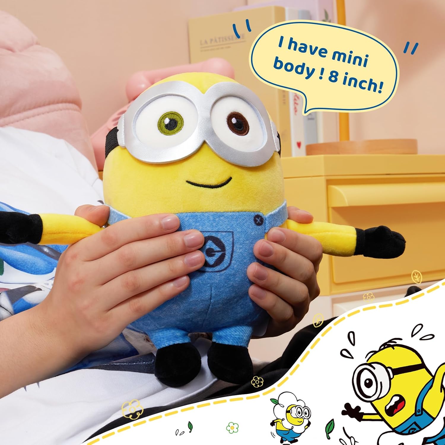 MINISO 8 Inch Minions Plush Pillow Toy Bob