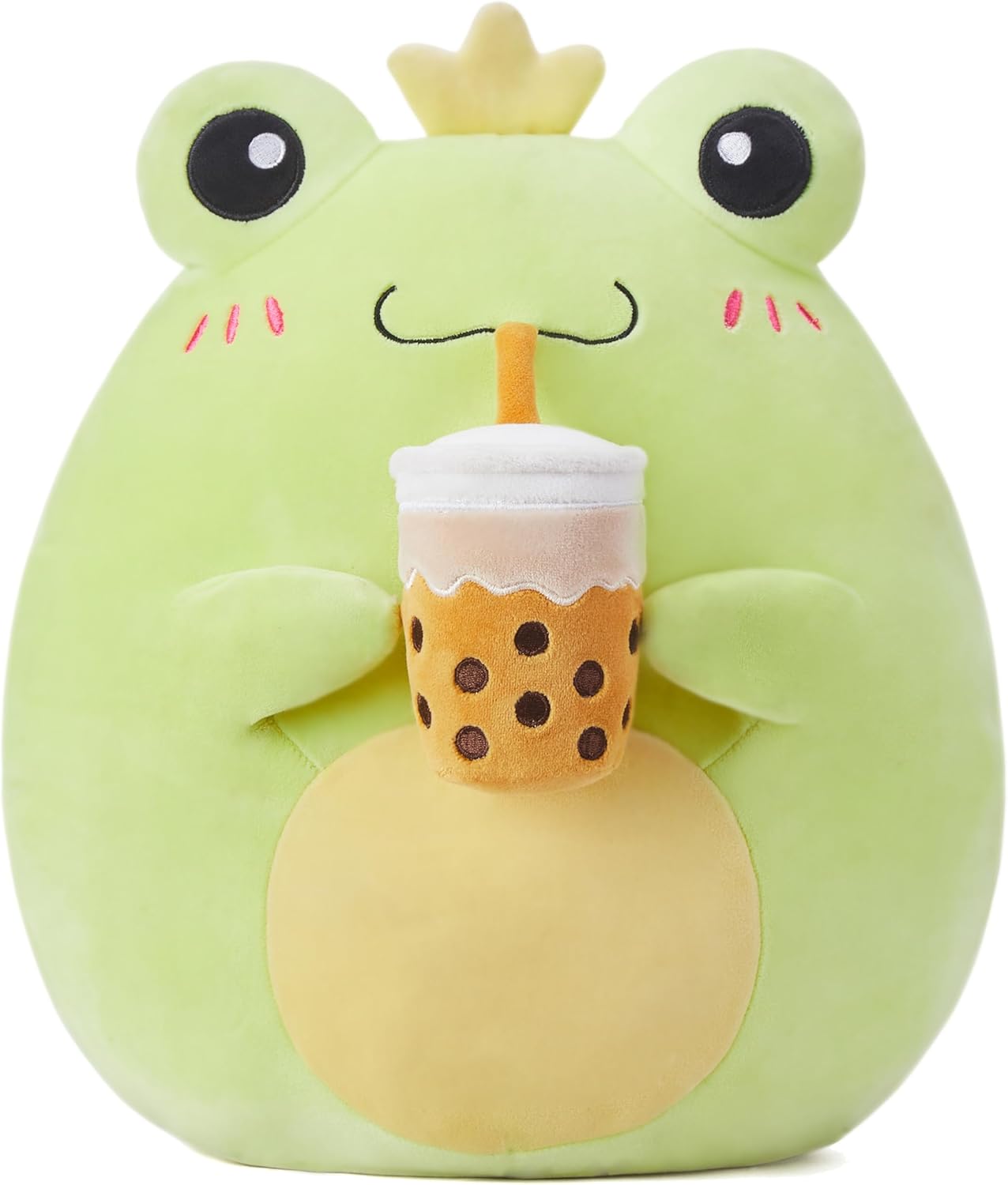 Large Frog Plush Pillow Toy 13 Cuddle Huggable Stuffed Animal