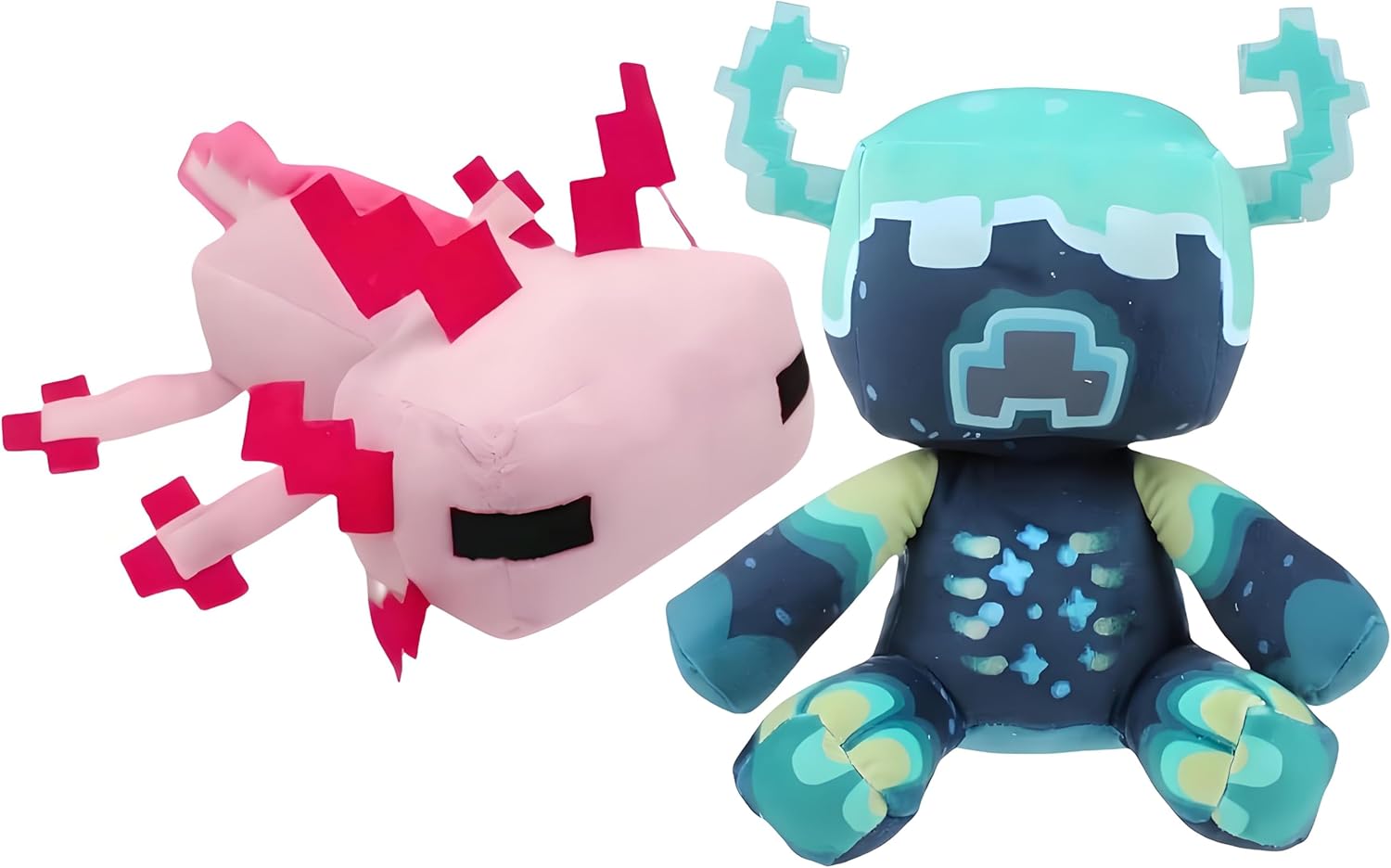 Cherry Bunny 2-Pack Plush Toys 10-inch Warden and 12-inch Axolotl