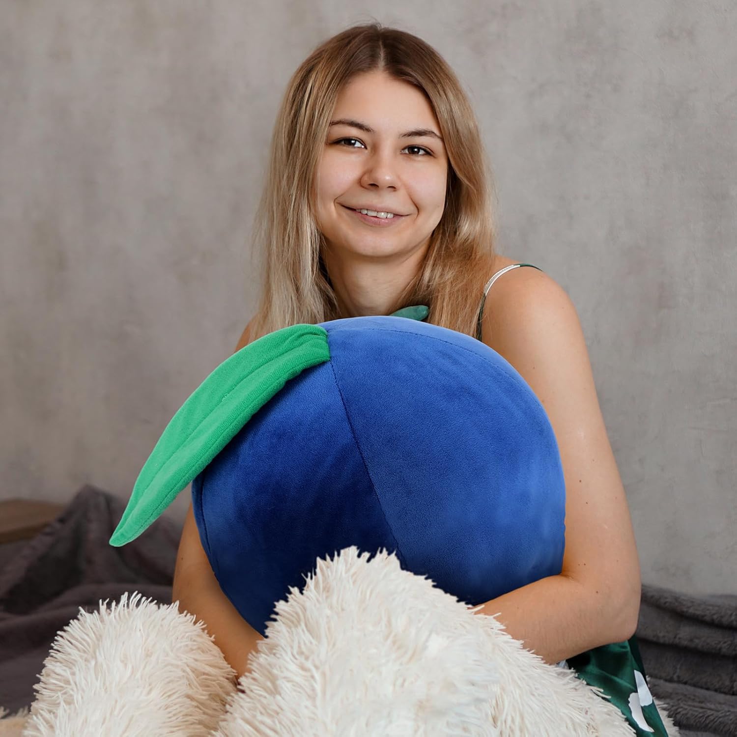 Beeveer Cute Blueberry Plush Pillow Kawaii Hugging Toy