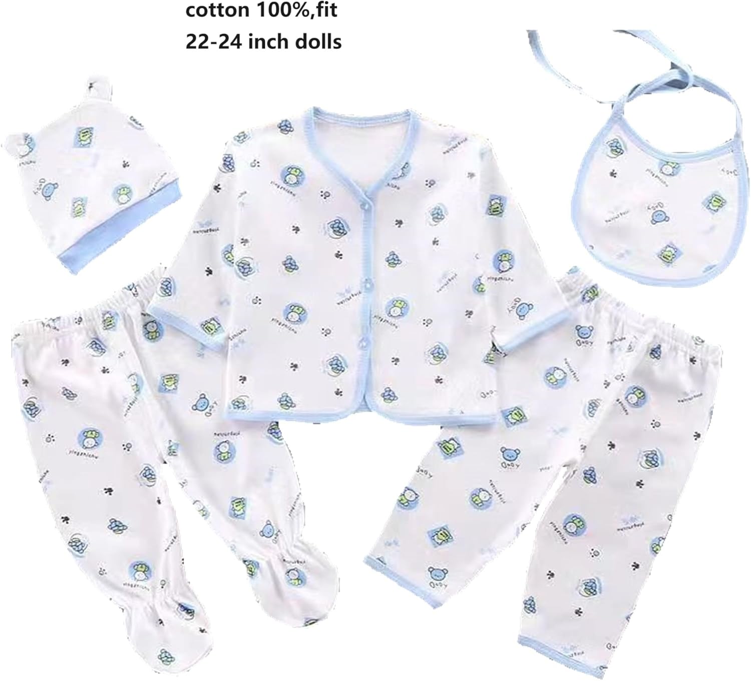 Xunwa Baby Doll Boy Clothes Accessories