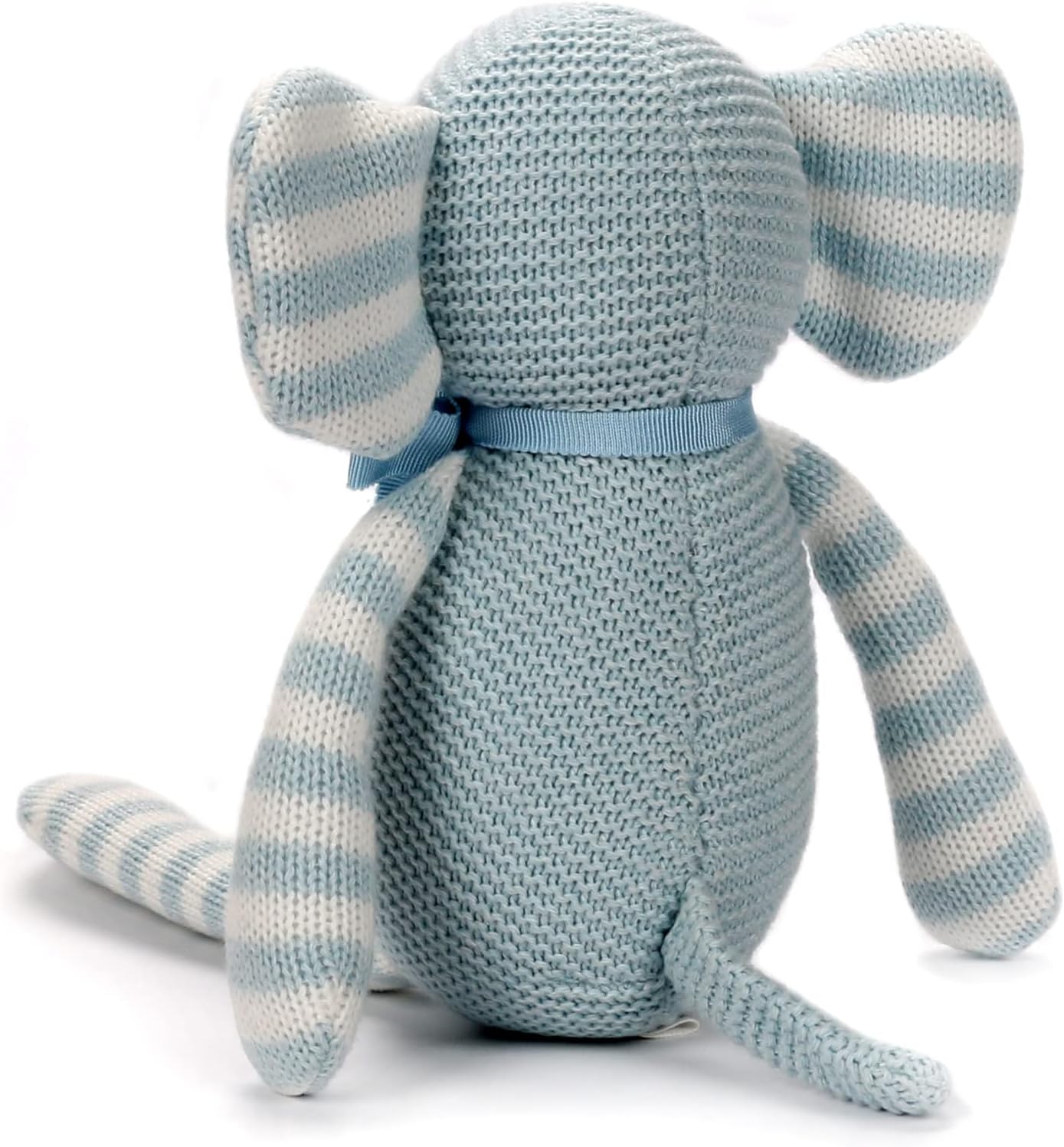 FLUFFYFUN Organic Baby Toys Blue Elephant 71 Inch