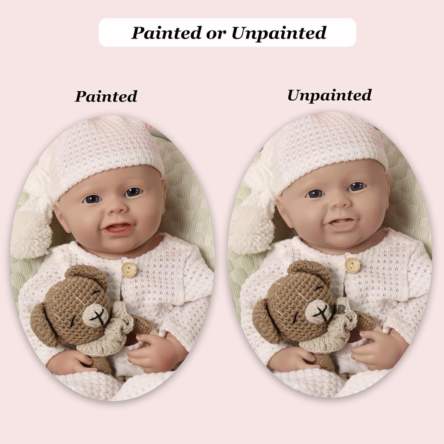 Oppaionaho 18 Inch Silicone Reborn Baby Doll Girl