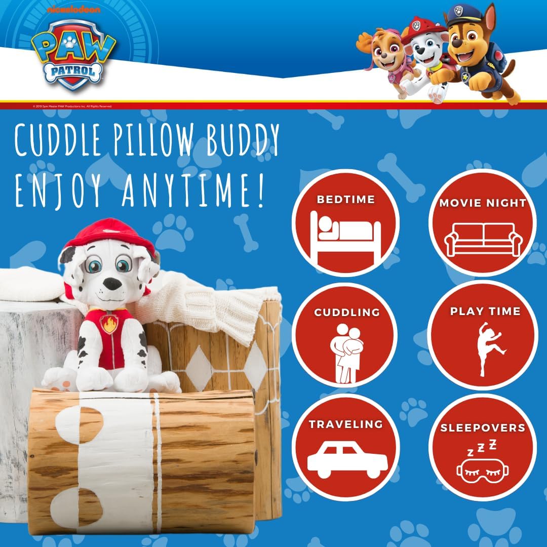 Paw Patrol Marshall Plush Cuddle Pillow Buddy One Size
