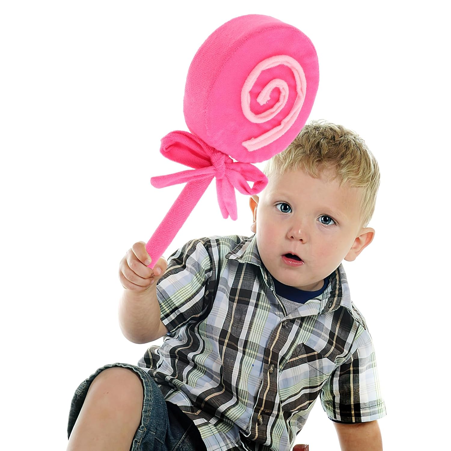 LUOZZY 3 Pcs Candy Lollipop Plush Pillow
