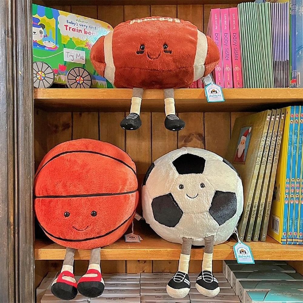 XIYUAN 13 Inch Football Plush Pillow Toy for Kids