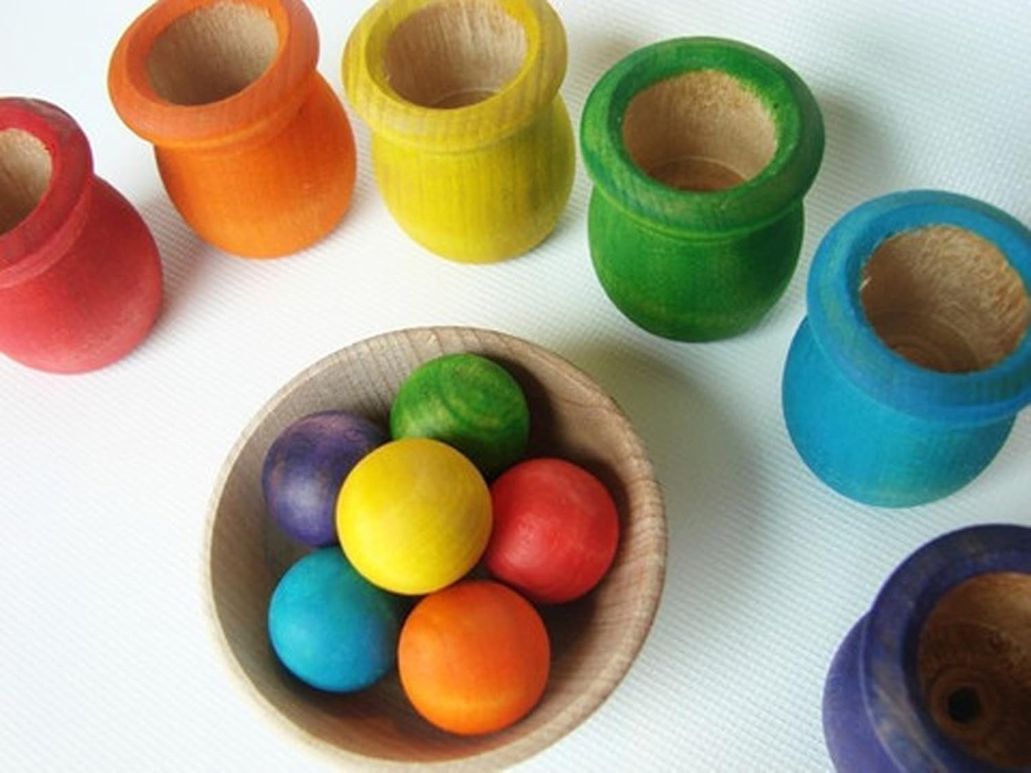 Mama May i Colored Cups and Balls Playset