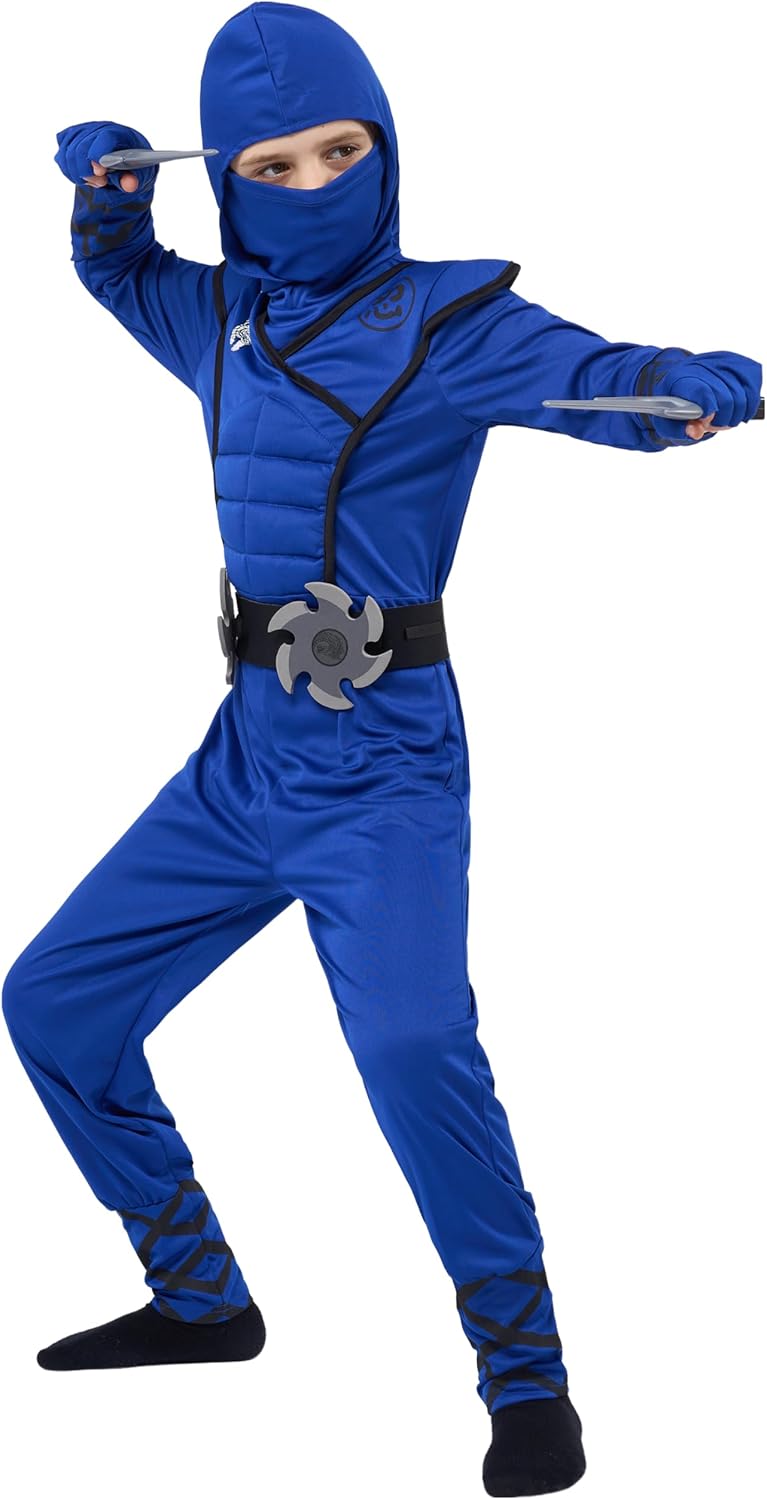 Spooktacular Halloween Ninja Costume for Kids