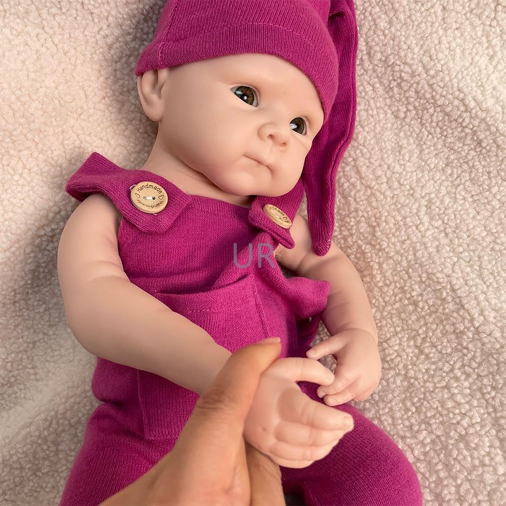 Oppaionaho 19 Silicone Reborn Baby Doll with Birth Certificate
