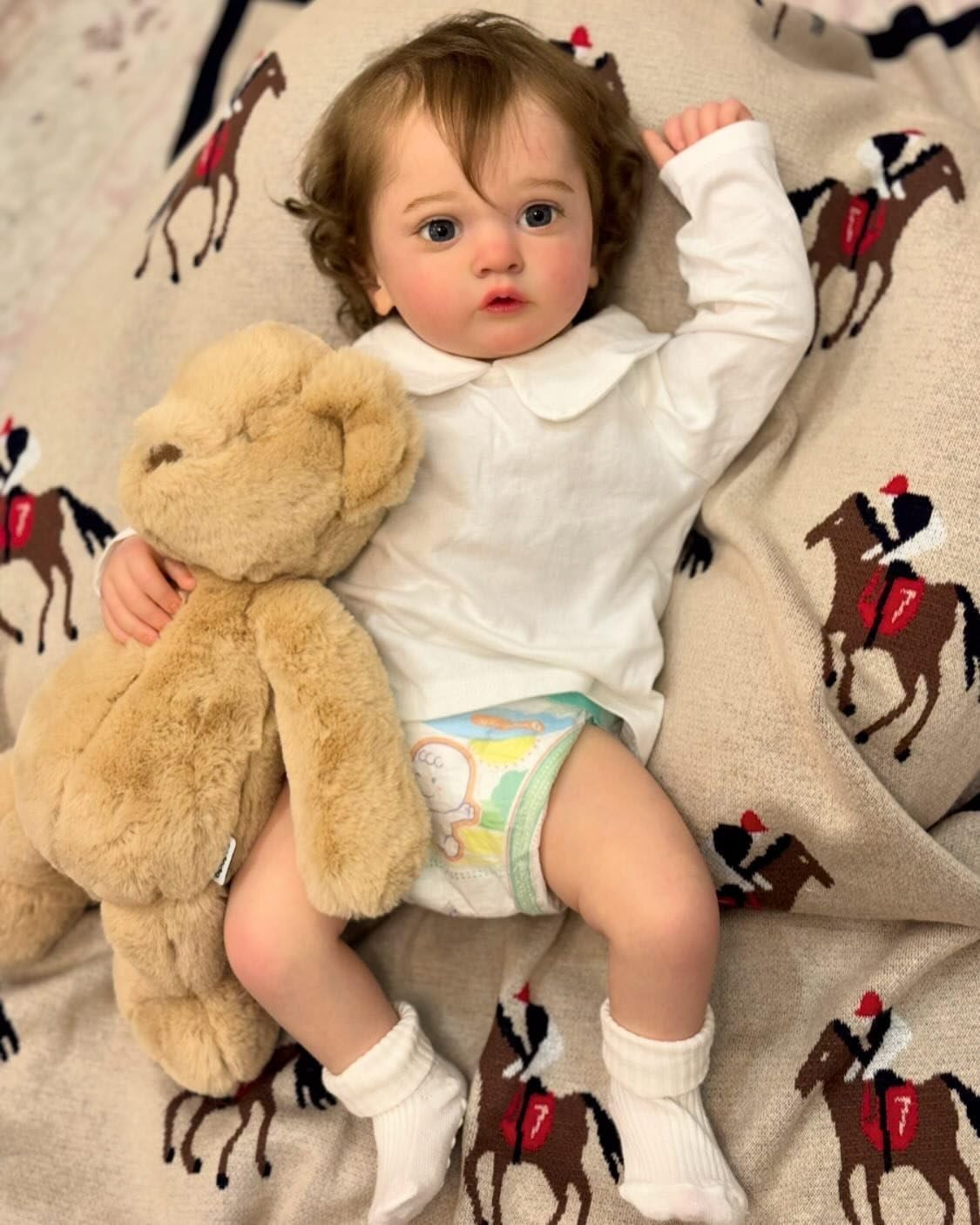 Cosheng 23Inch Handmade Reborn Baby Girl Doll