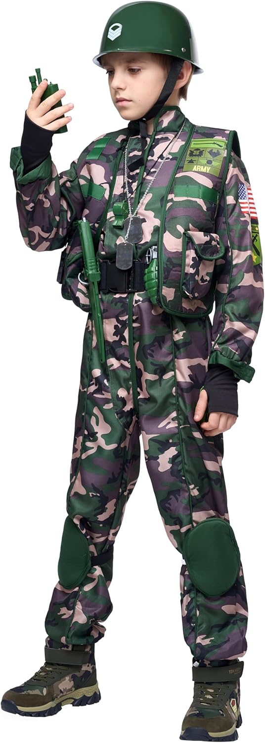 Spooktacular Creations Kids Military Costume Set 1