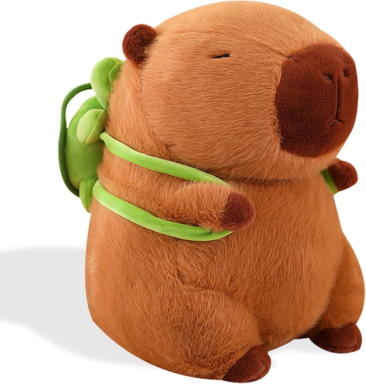Capybara Plush Toy with Turtle Backpack 12 Inch 1