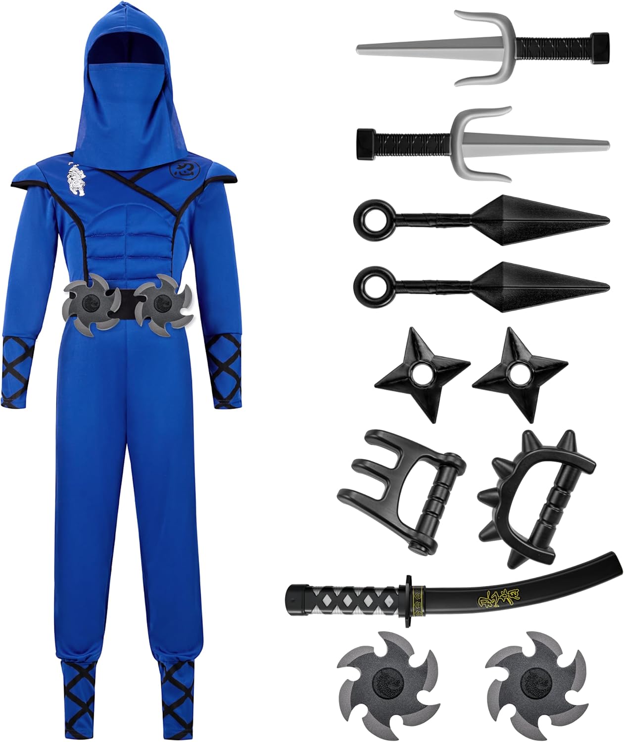 Spooktacular Halloween Ninja Costume for Kids