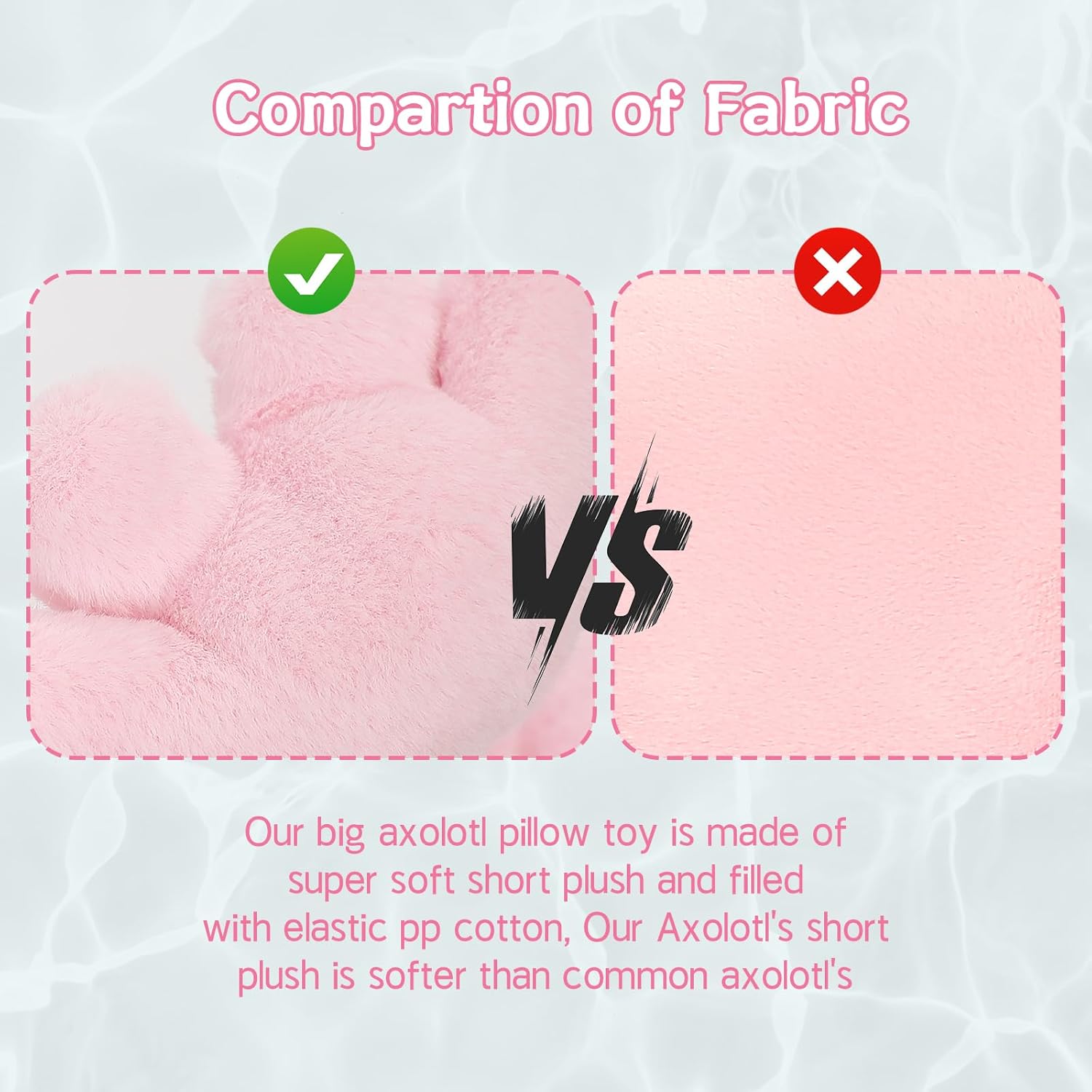 MaoGoLan Glow Axolotl Plush Pillow 5Pcs Set