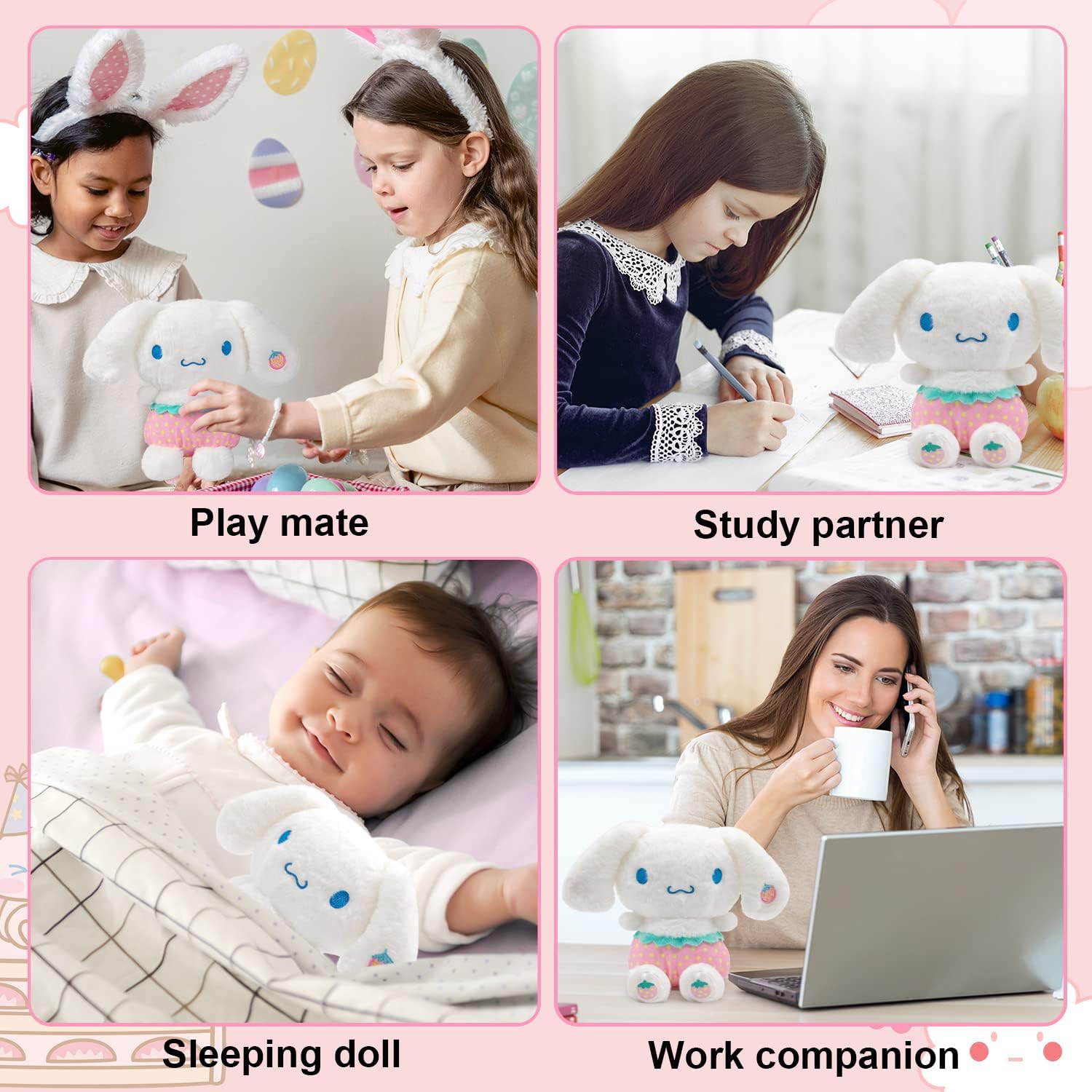 Kawaii Cinnamoroll Plush Doll 8 Inch for Kids