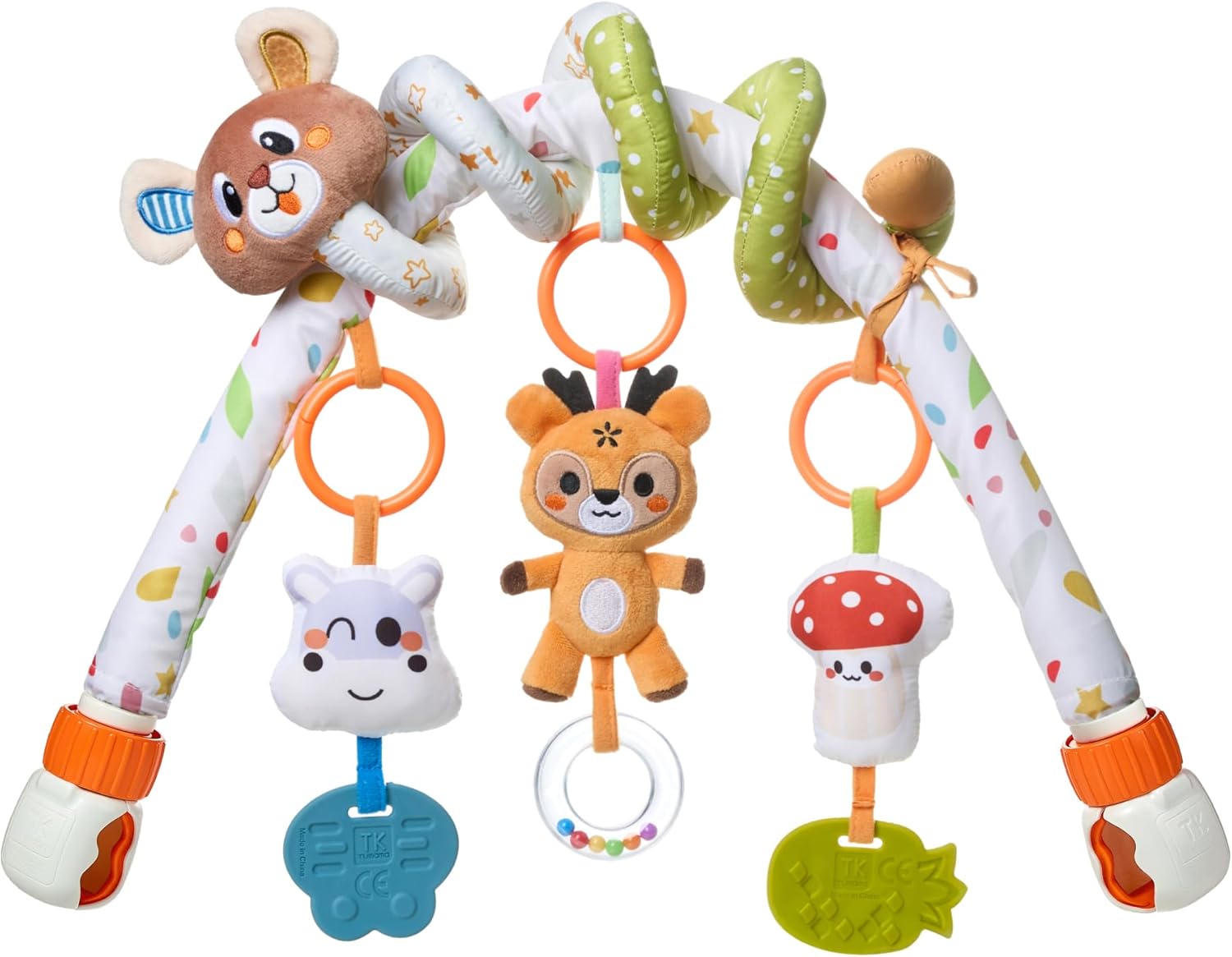 TUMAMA Baby Activity Arch with Bear Spiral Toy