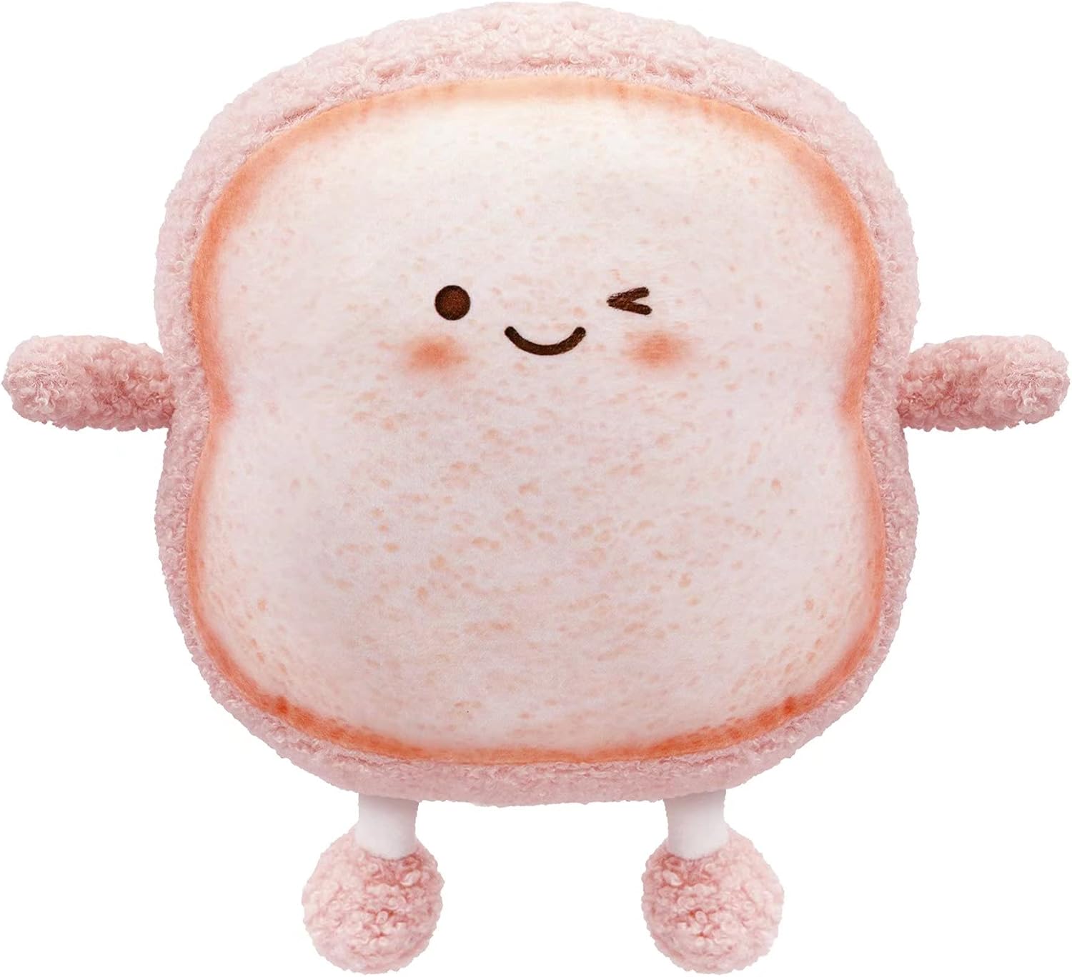 Funny Toast Bread Plush Pillow Cute Design Soft and Comfortable
