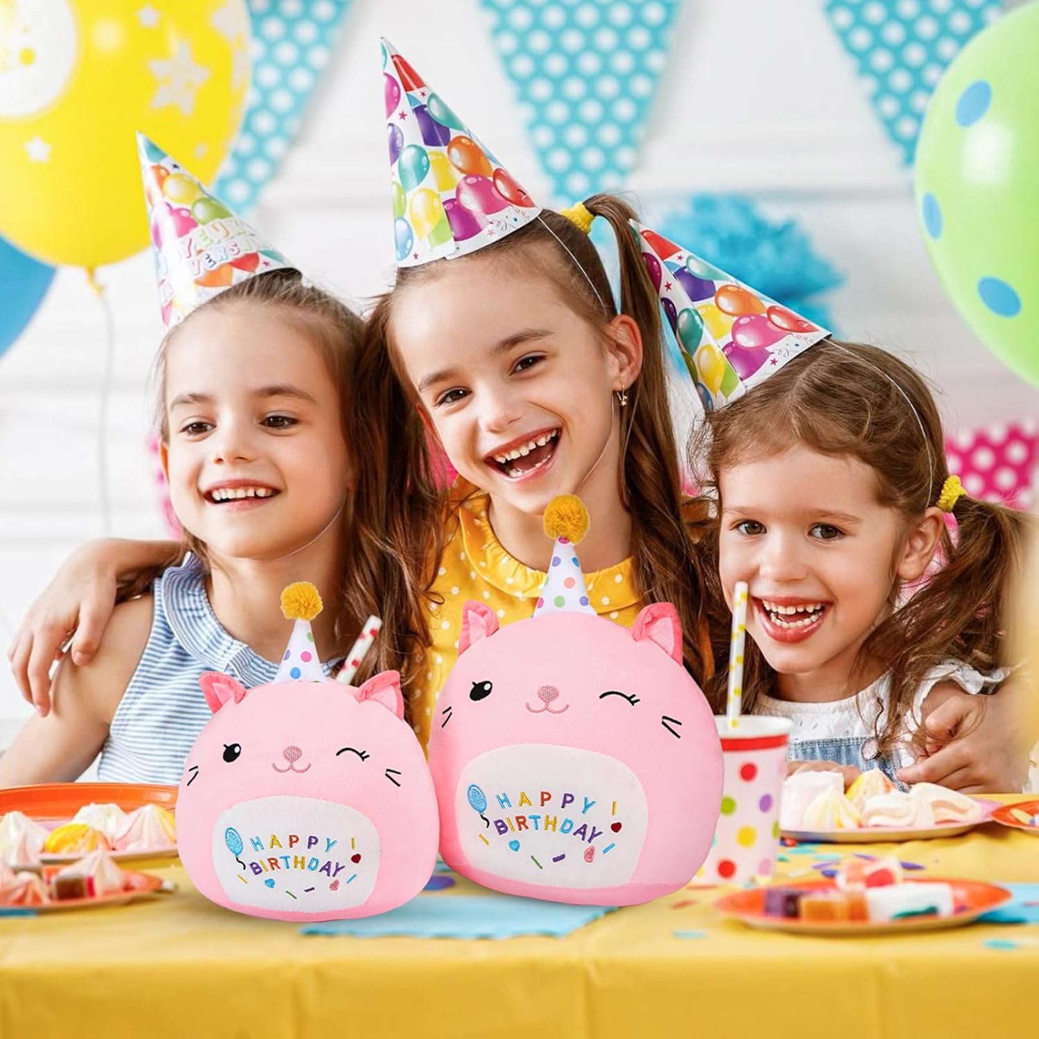 ABEARCAR Cute Cat Plush Birthday Gift 8 Stuffed Animal