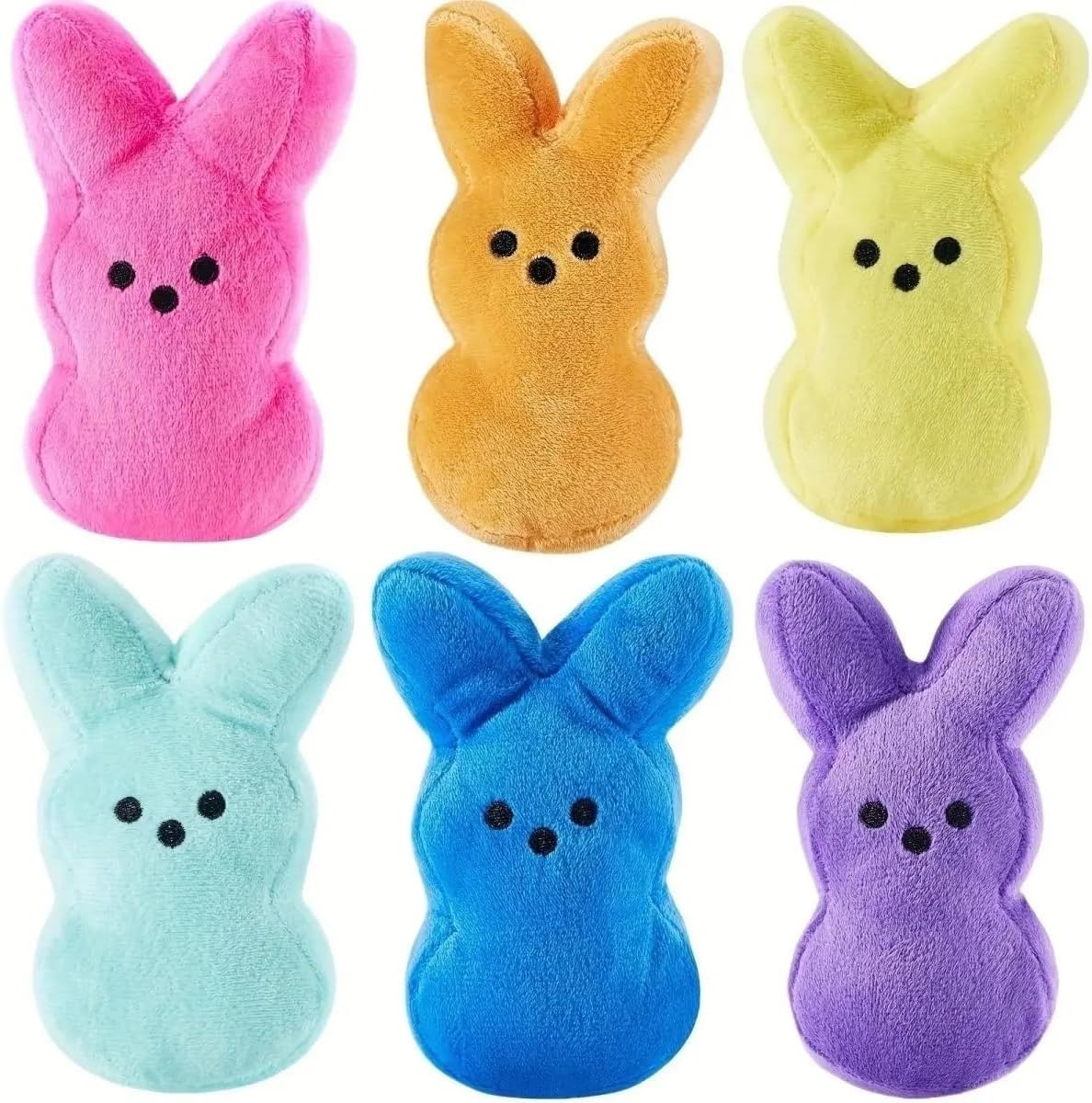 Buosha OZIF Easter Bunny Plush Pillow 15cm 6pcs Set