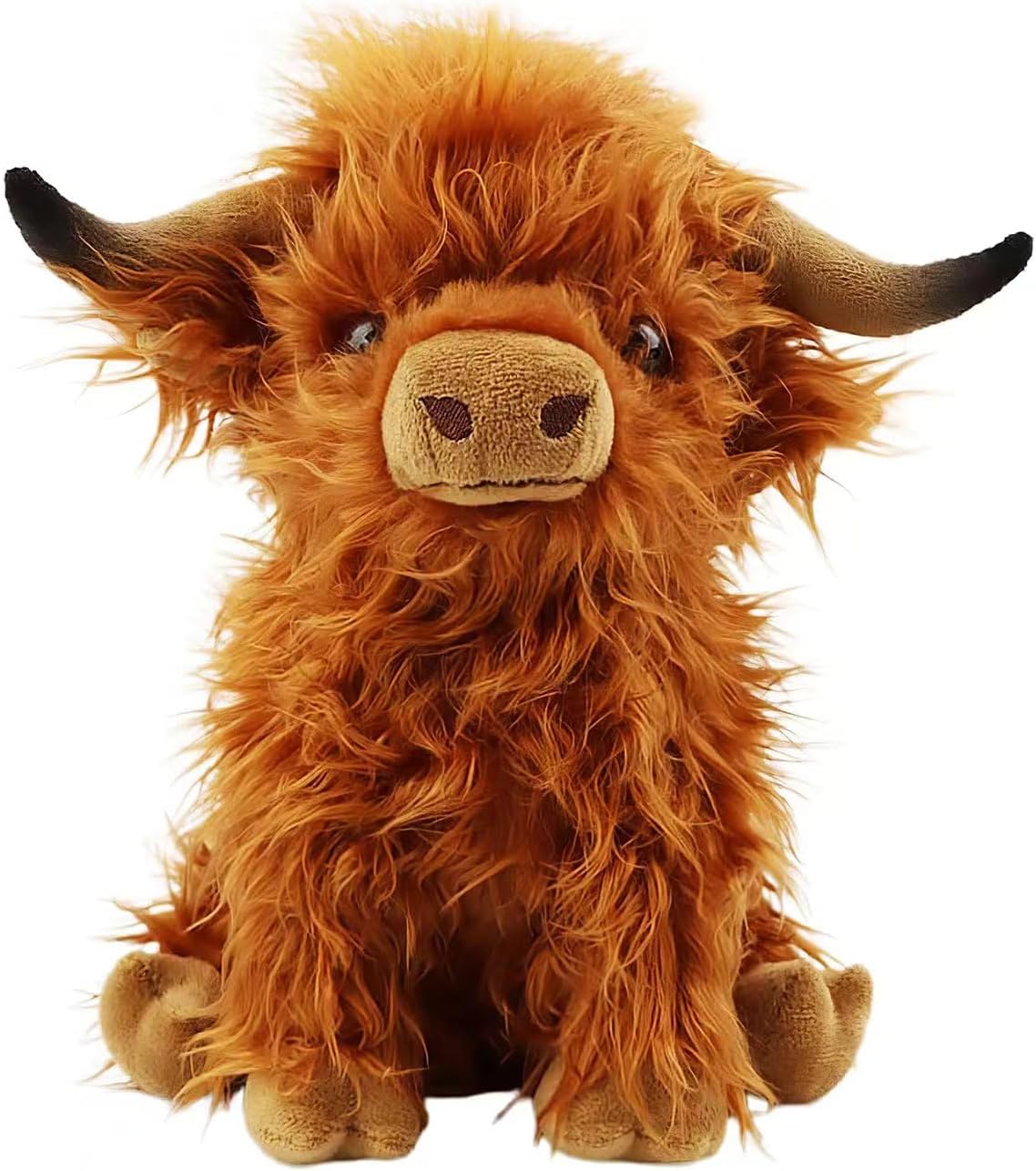 BMZRJM Fluffy Highland Cows Plush Pillow Toy