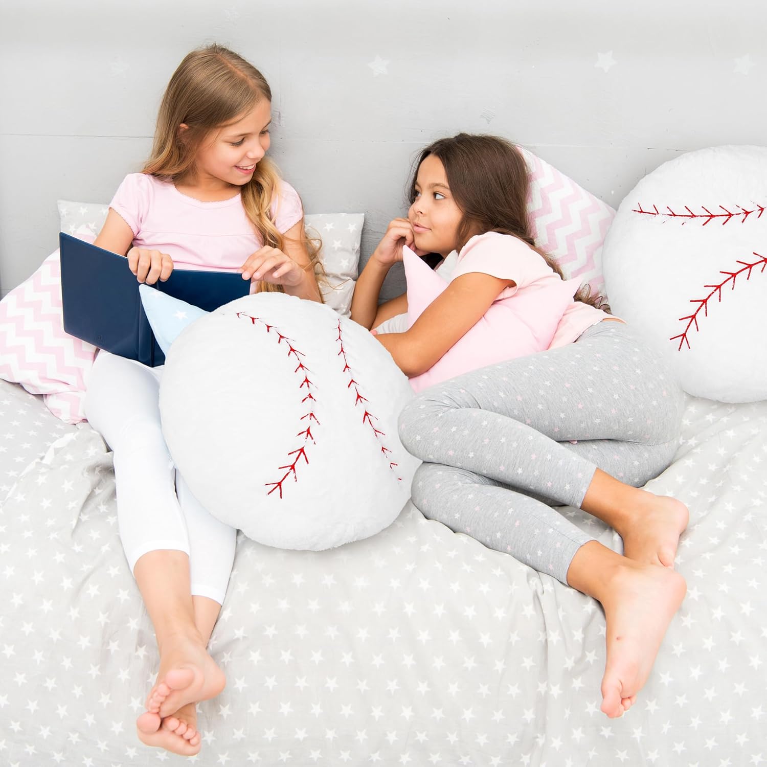 OurHonor 18 Inch Baseball Plush Pillow Toy