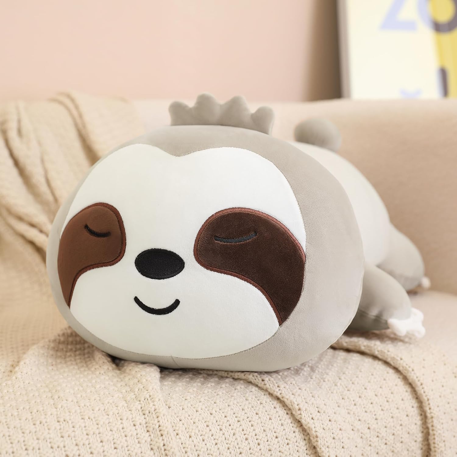 SQEQE Weighted Sloth Plush 236 Inch 31 Lbs