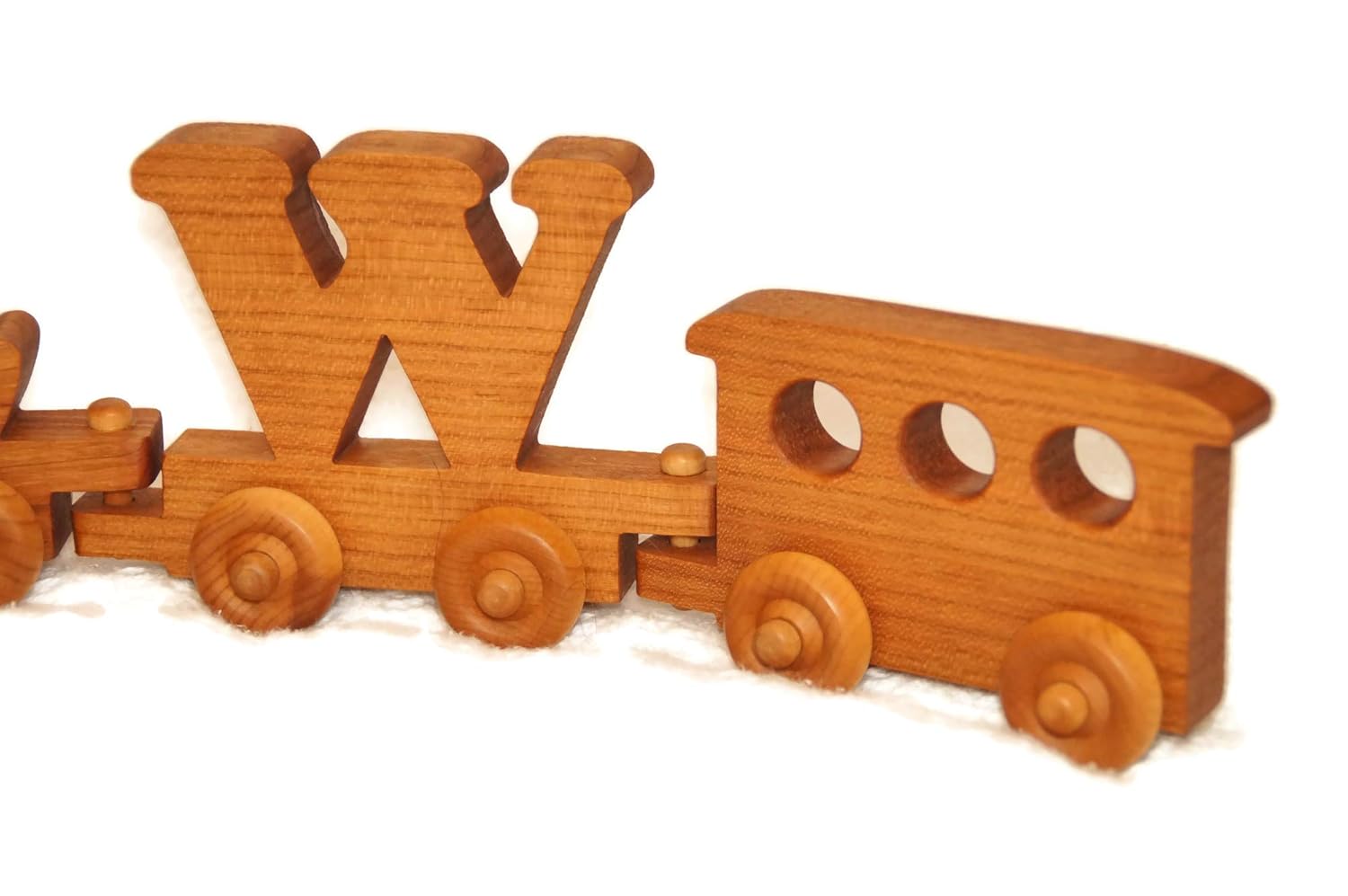 Personalized Wooden Letter Train by Little Wooden Wonders