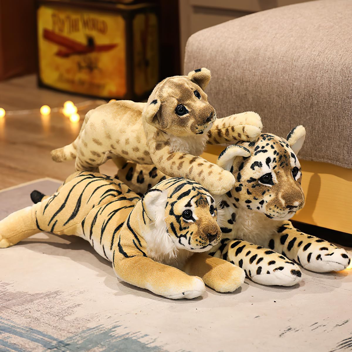 Gisqis Cheetah Plush Pillow 158 Giant Realistic Stuffed Animal