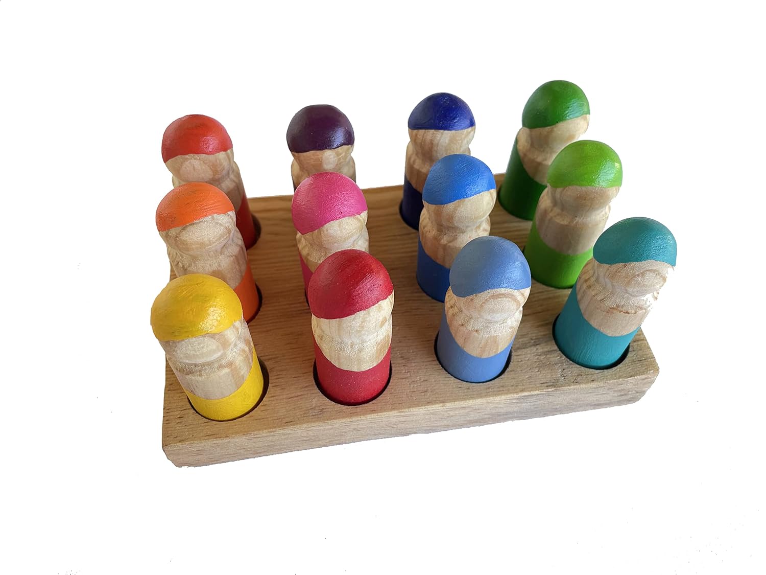 Waldorf Montessori Peg Dolls for Toddlers