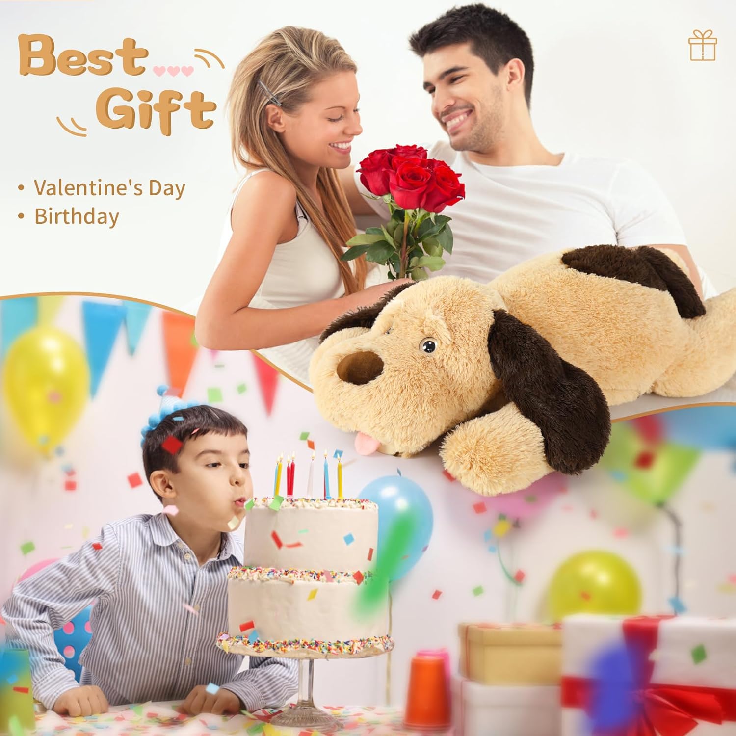 MorisMos 31 Giant Dog Plush Pillow Toy
