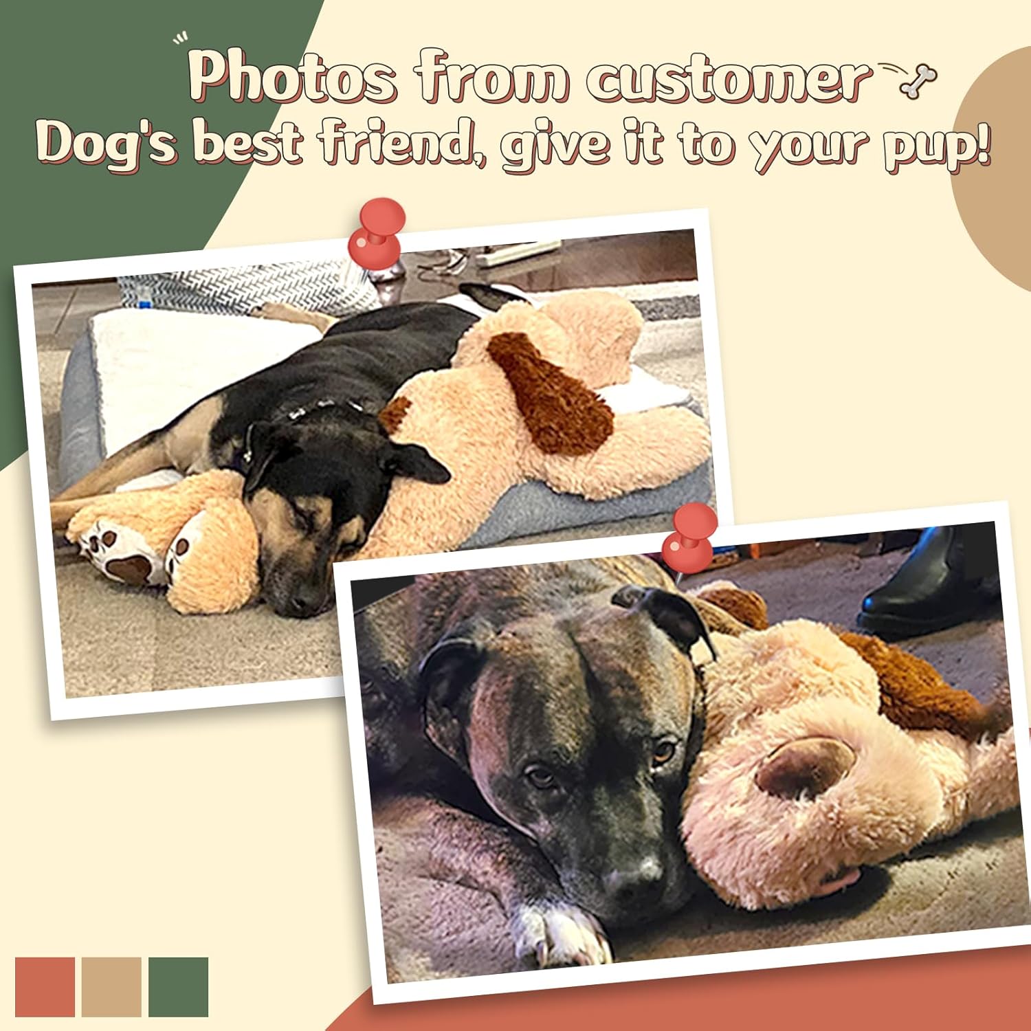 MorisMos 31 Giant Dog Plush Pillow Toy