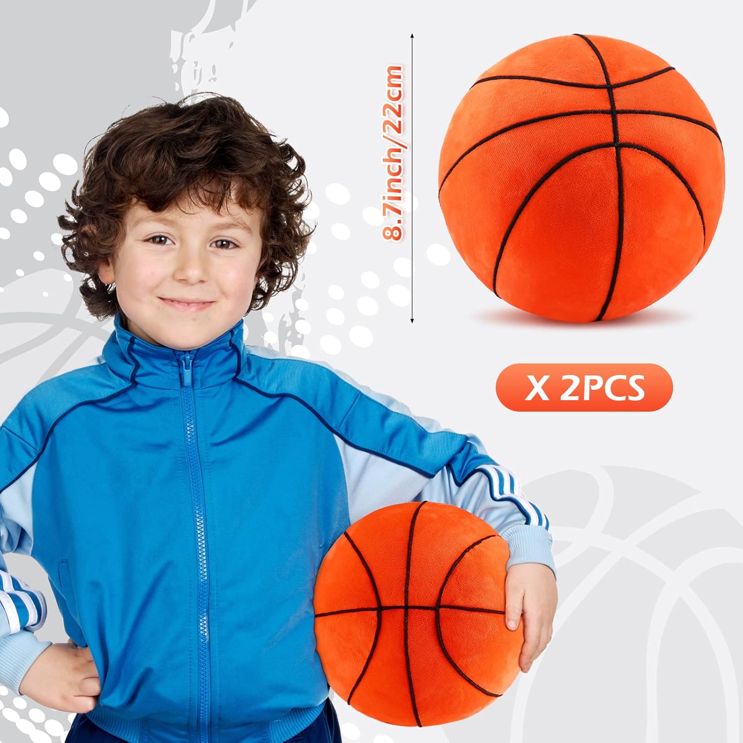 HyDren 2 Pcs Plush Basketball Pillows