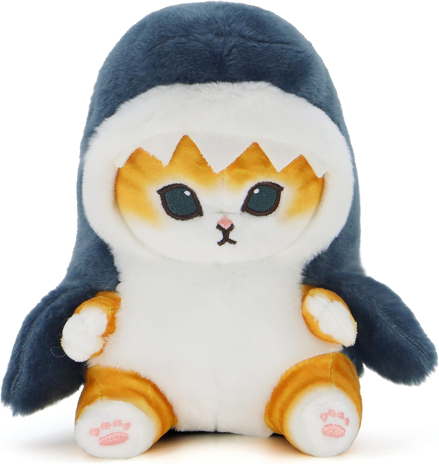 CNAANA Kawaii Shark Cat Plush Toy 20cm Soft Pillow for Kids