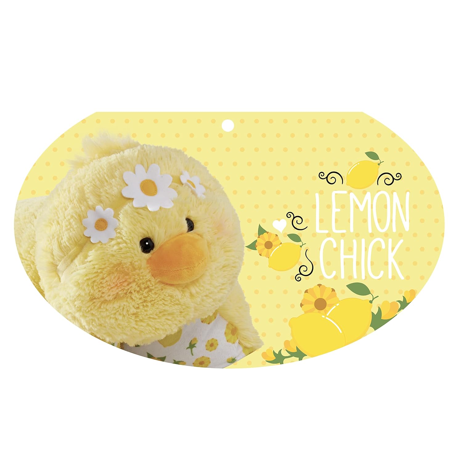 Pillow Pets Lemon Chick Sweet Scented Plush Pillow Yellow
