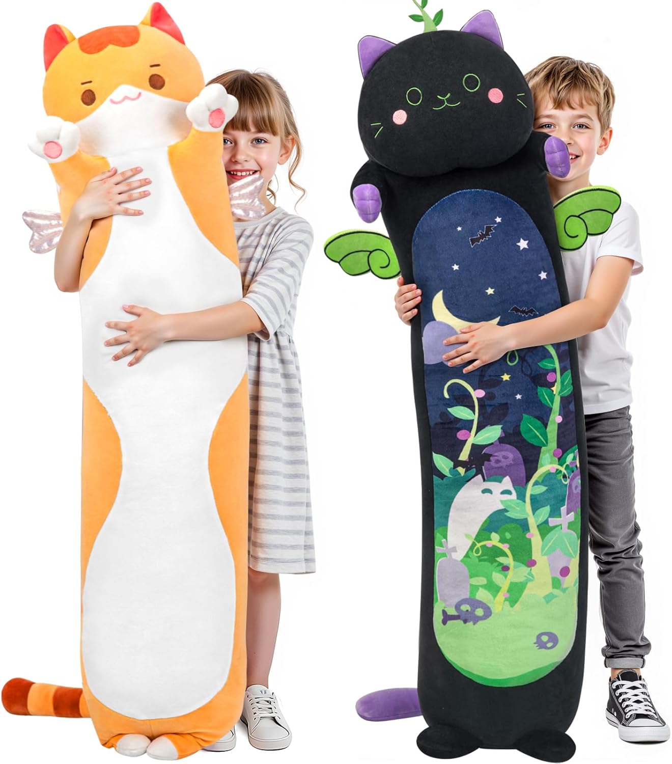 Mewaii Long Cat Plush 5 Sizes 20 inch Sleeping Pillow