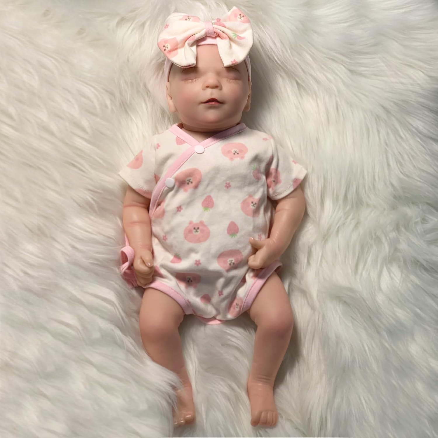 Lifelike Reborn Baby Doll with Soft Body and Accessories