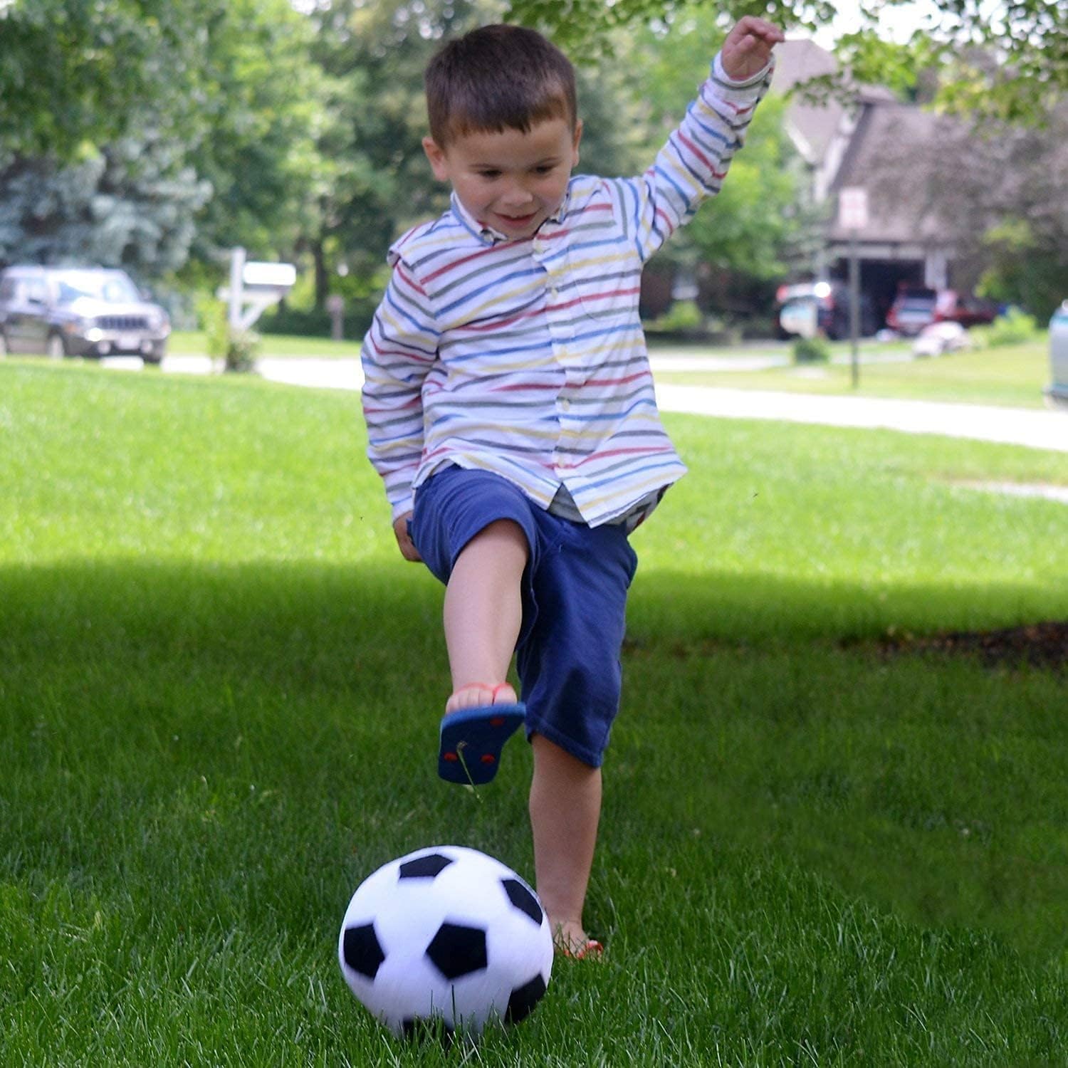 T Play Soccer Ball Plush Pillow for Baby Room