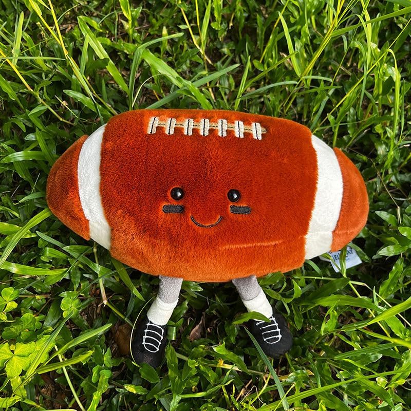 OSOCU Football Tactile Plush Buddy with Expressive Mouth and Double-Suture Feet 1