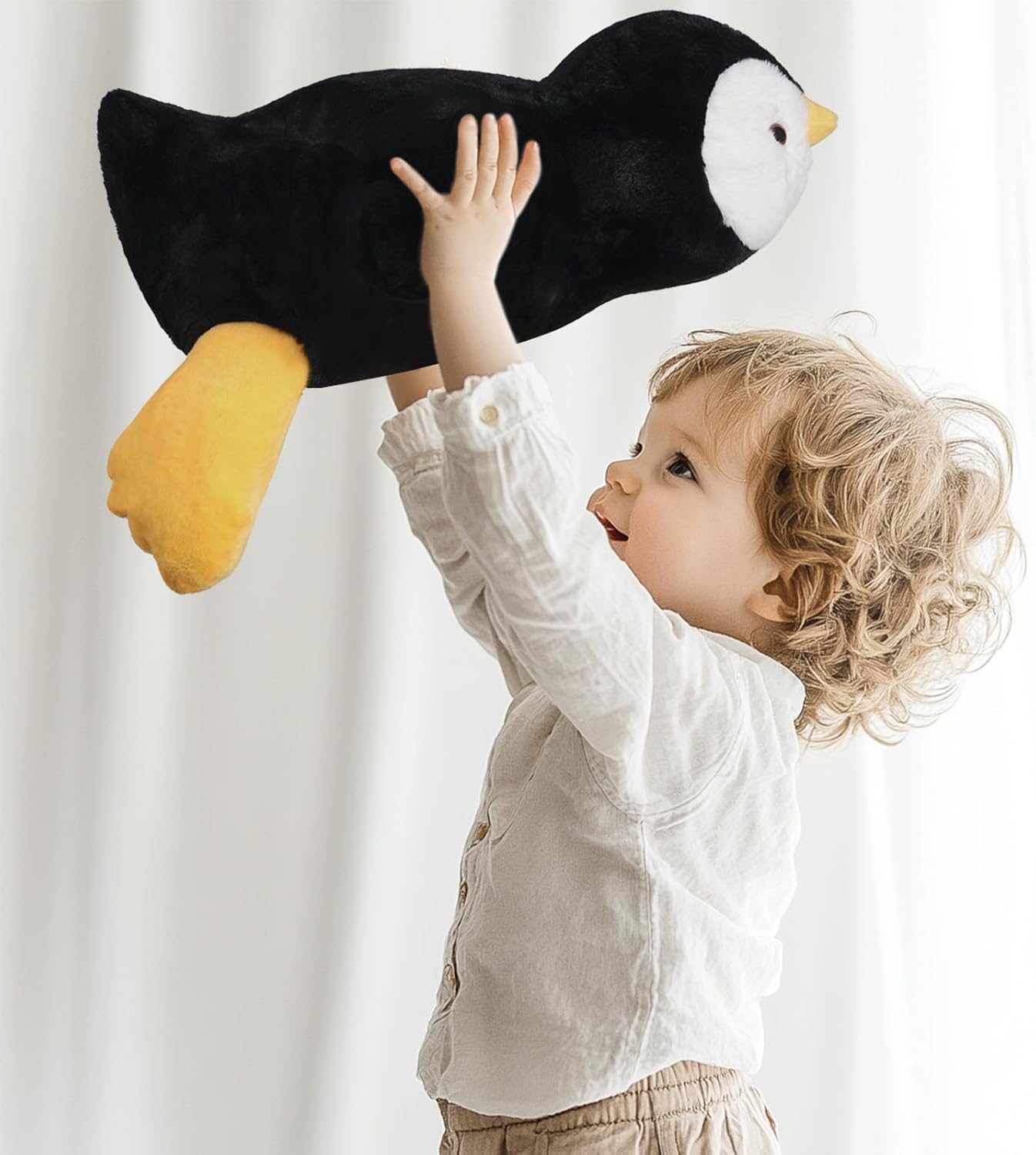 Niuniu Daddy 20 Weighted Penguin Plush Toy for Adults Kids