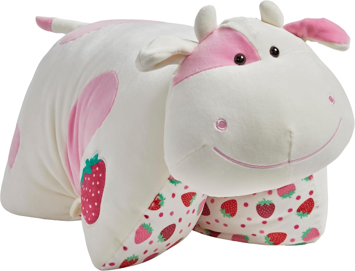 Pillow Pets - Sweet Strawberry Cow Plush Pillow