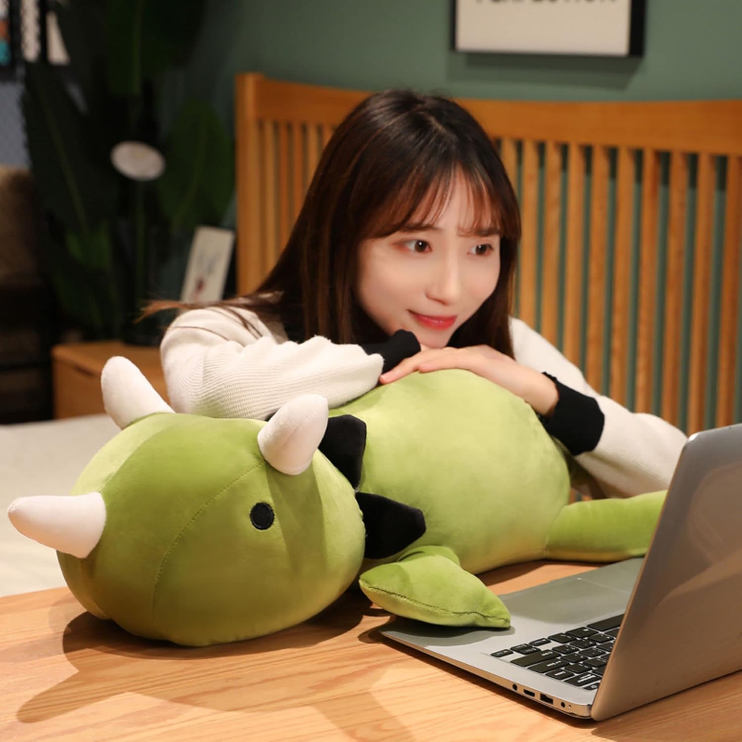 SQEQE Weighted Dinosaur Plush Toy 98 Inch