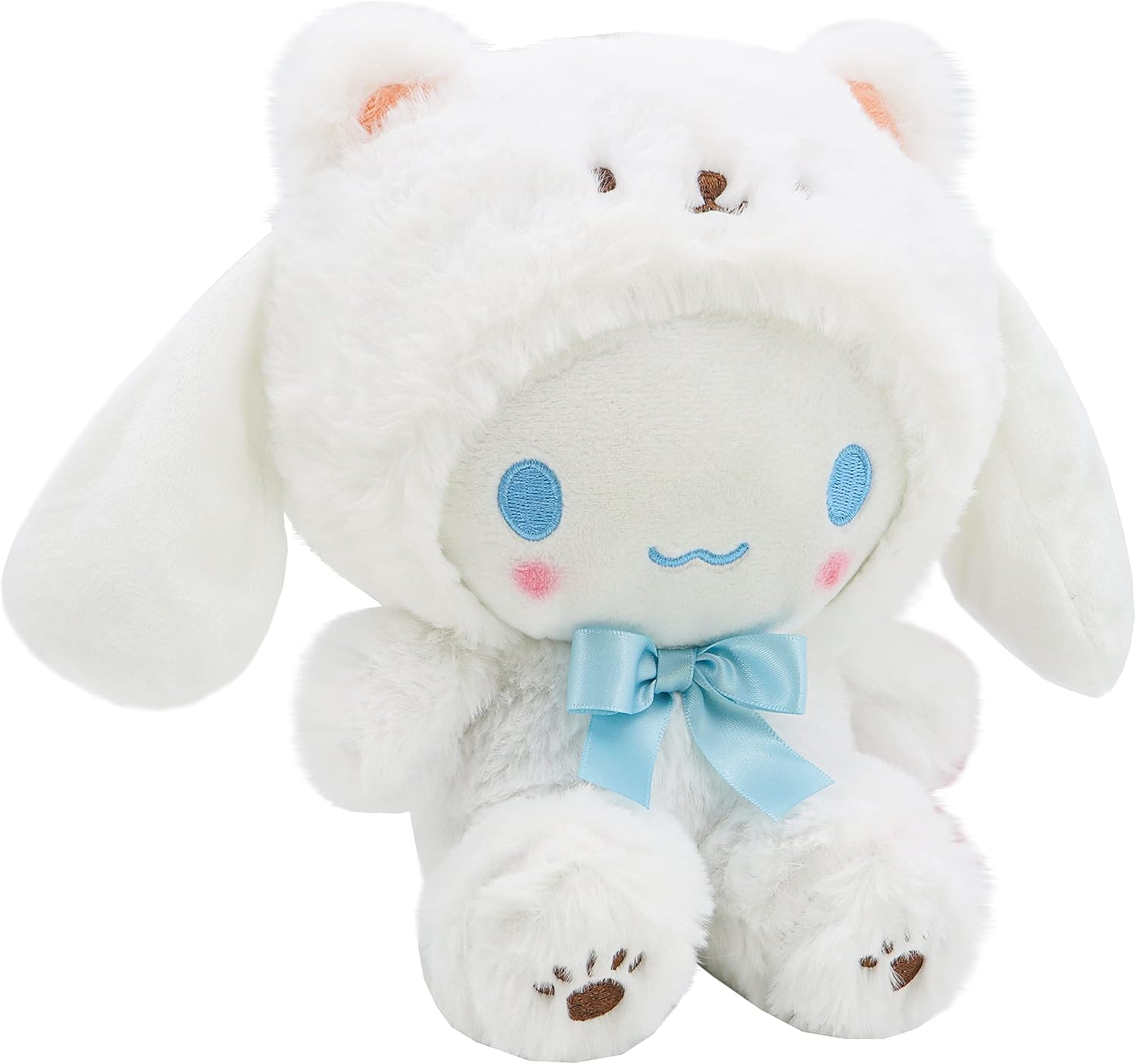 Kawaii Cartoon White Bear Plush Soft Toy Doll