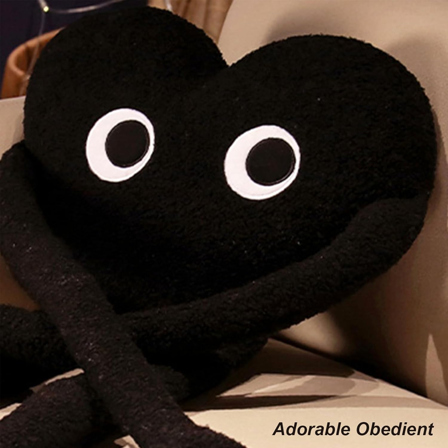 Soft Heart Shaped Plush Pillow for Kids and Adults