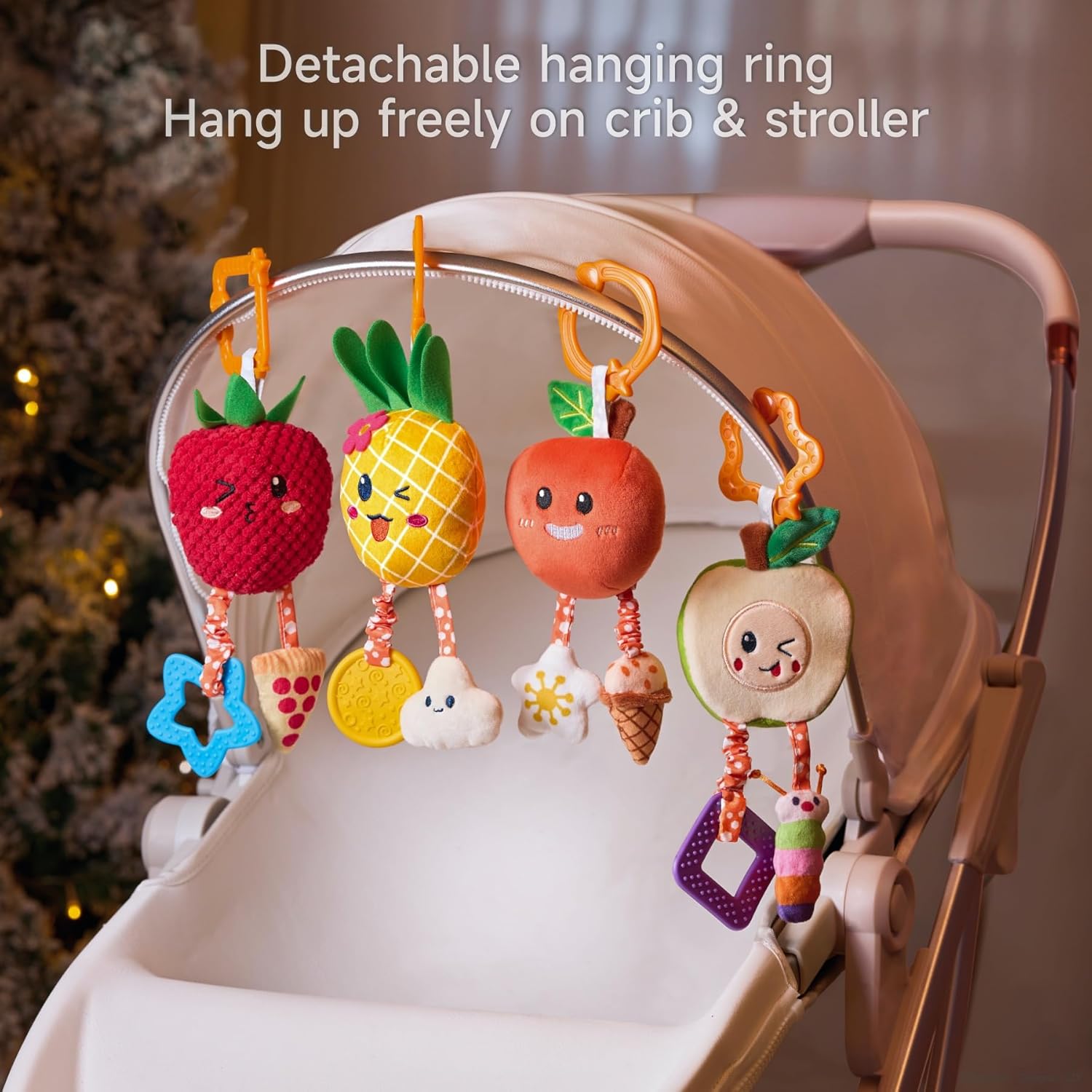 OR OR TU Baby Fruit Rattles for 3-12 Months