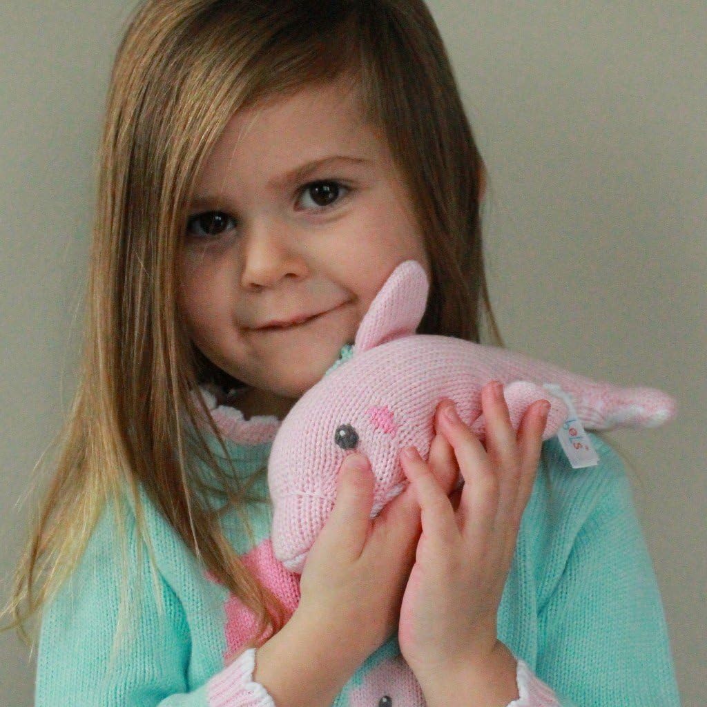 ZUBELS Baby Girls Dolly The Dolphin Plush Doll 14-Inch