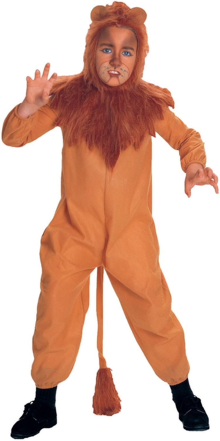 Rubies Wizard of Oz Cowardly Lion Costume for Kids