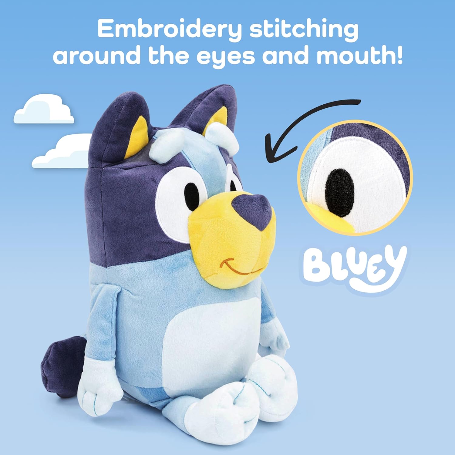 Bluey Plush Pillow Buddy - 19 Inches Soft Support Pillow