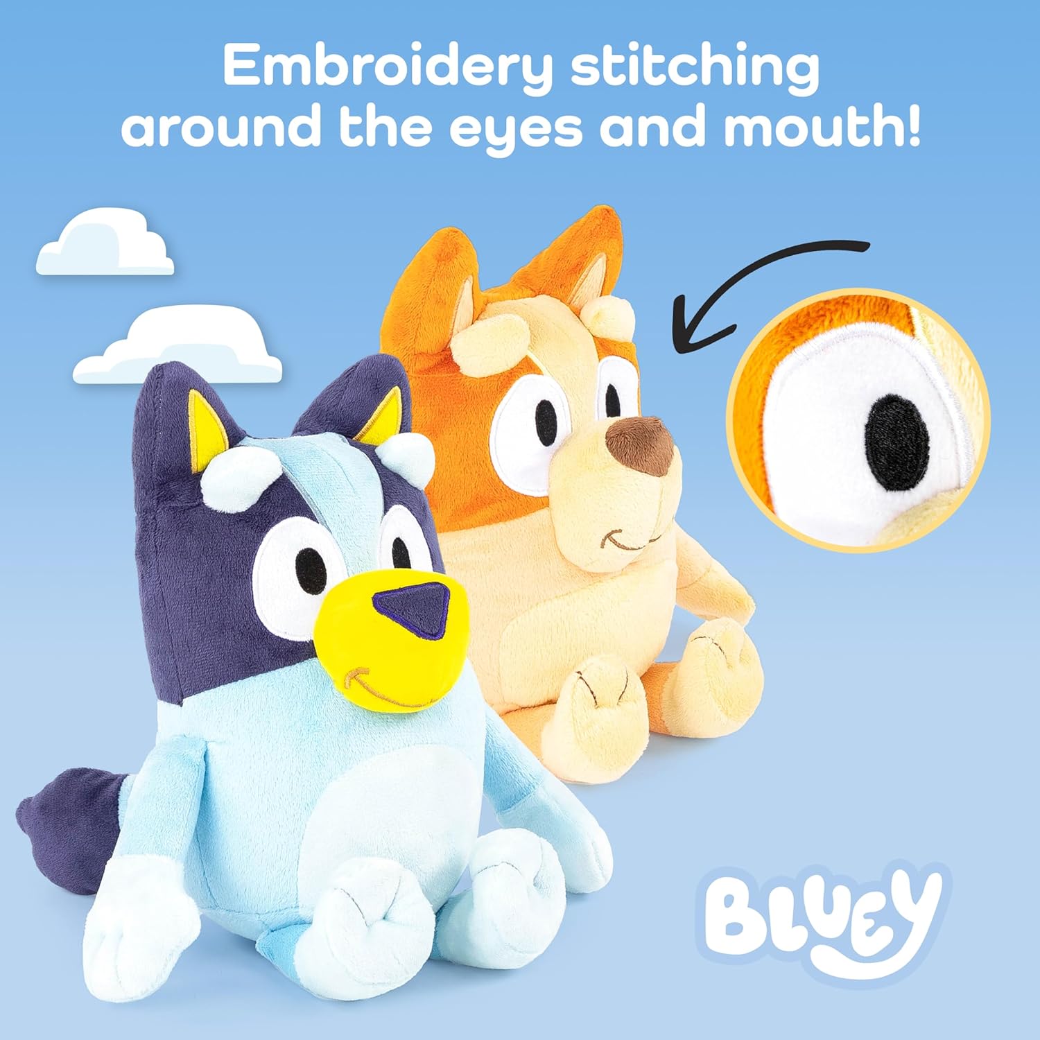 Bluey Bingo Plush Pillow Buddy Set - 12 Inch Soft Support